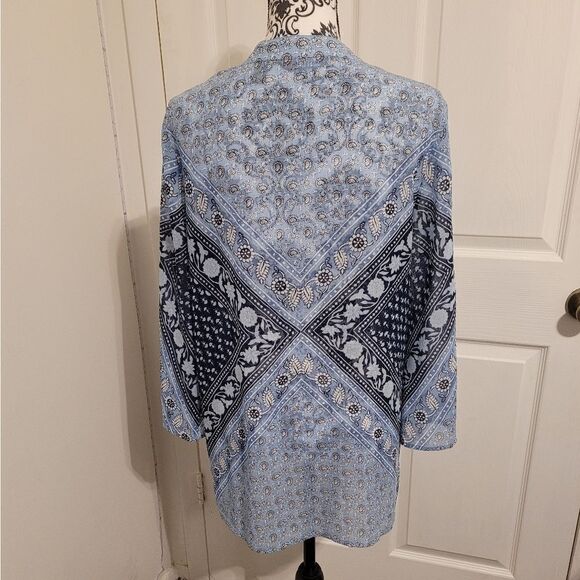 Isaac Mizrahi live open front cardigan cover up - Picture 3 of 8